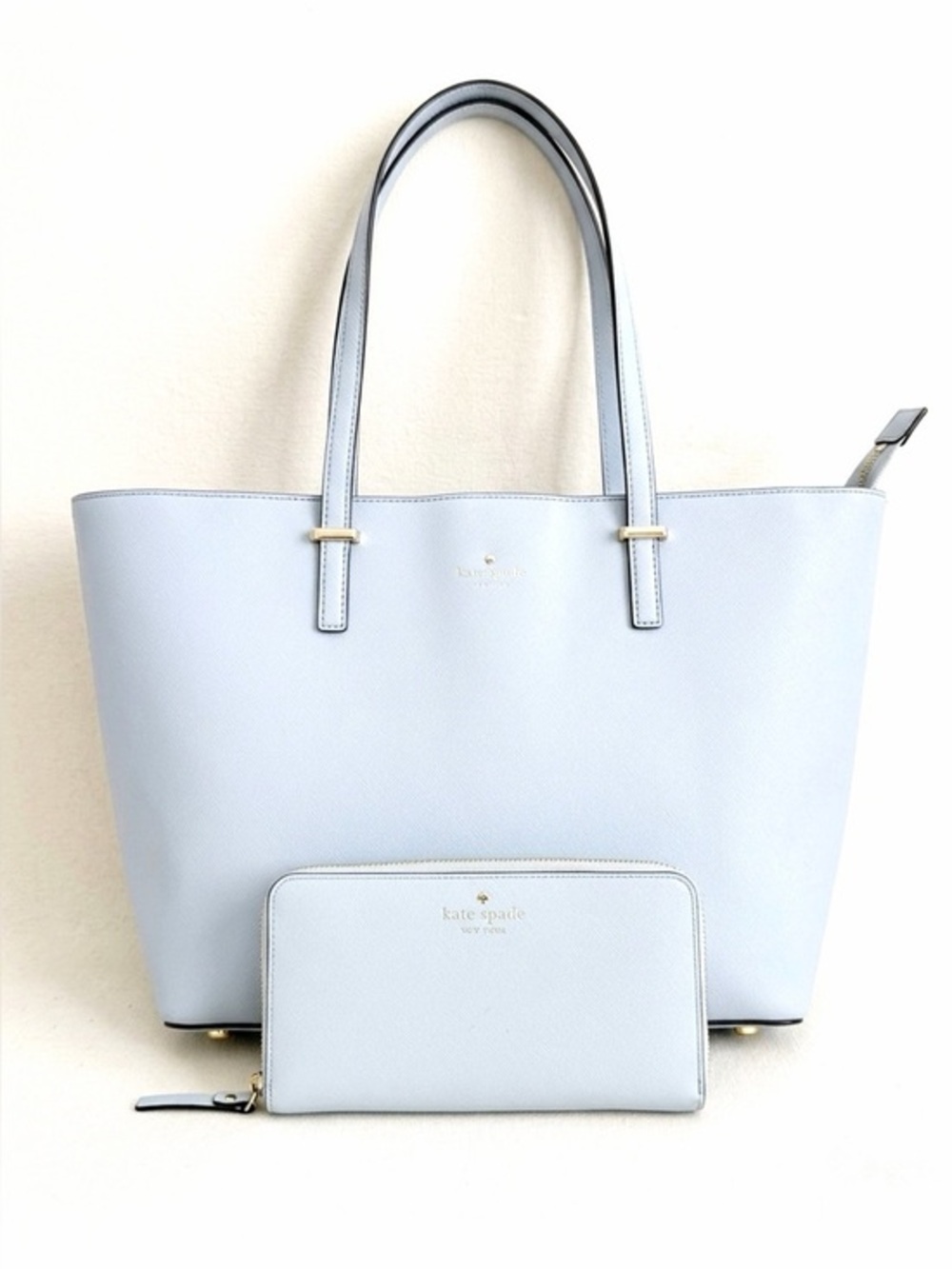 KATE SPADE New York Cedar Street Medium Harmony Tote And Wallet Set Powder Blue